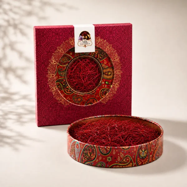 Mr Saffron Super Negin Saffron 5g with opened packaging