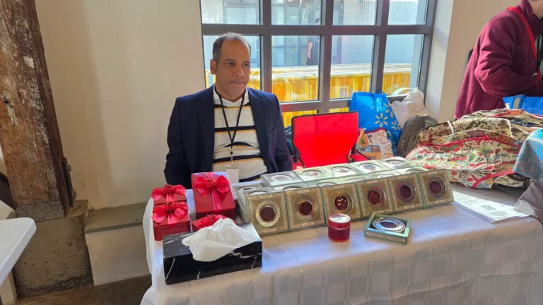 Mr Saffron booth at The Shipyards event in North Vancouver